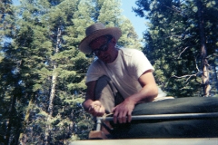 Camping in Sierras, 1962