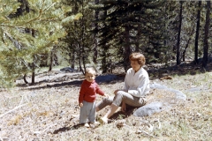 Camping in the Sierras, 1963